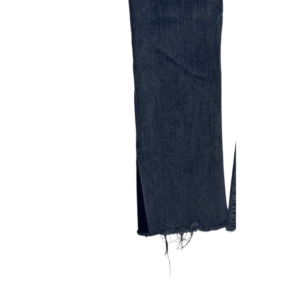 Frame Women's Jeans Le Crop Mini Boot Frayed‎ Hem Mid-Rise Stretch Denim Gray 26 - Picture 9 of 10